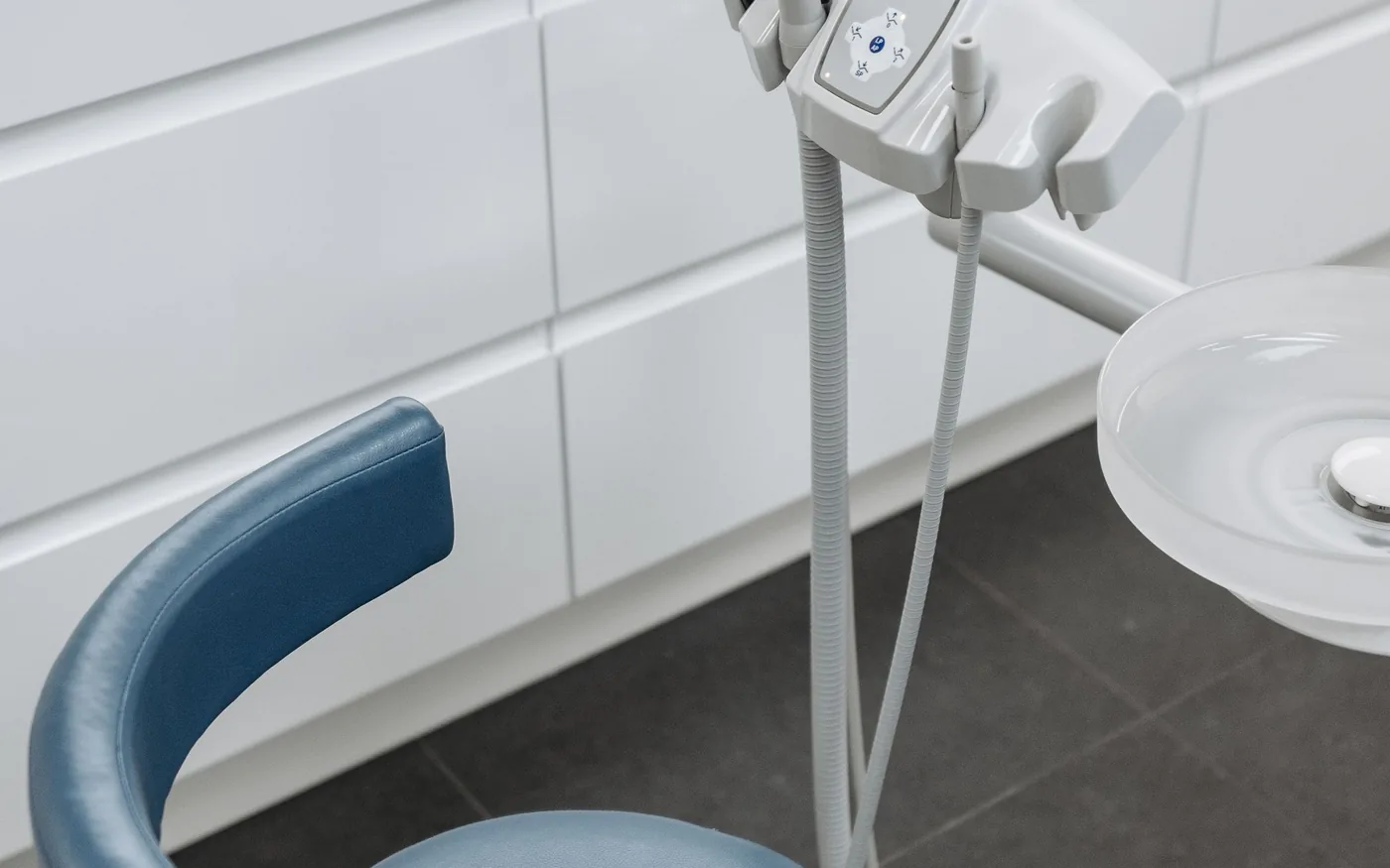 Modern dental chair and operatory equipment